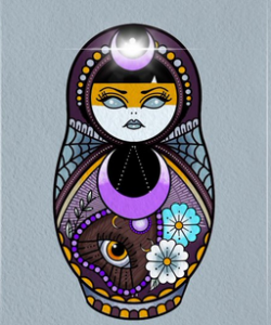 lunar-witch-nft-00 cute and creepy nft artwork, buy, sell, trade, mint NFTs